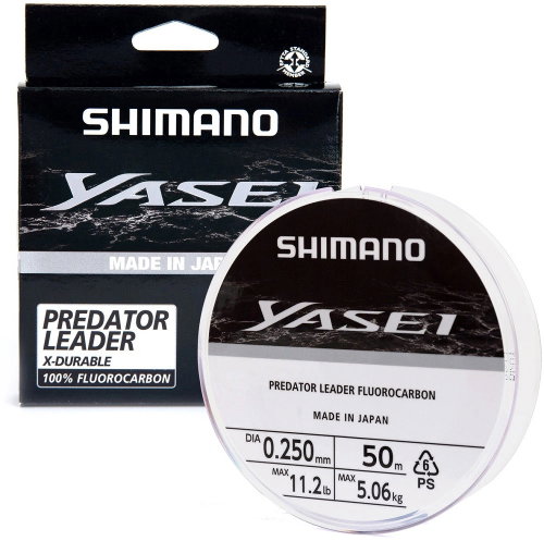 Shimano Fluorocarbon Yasei Fluoro Leader 50m 0.35mm 8.08kg - Fluorocarbon - Main image
