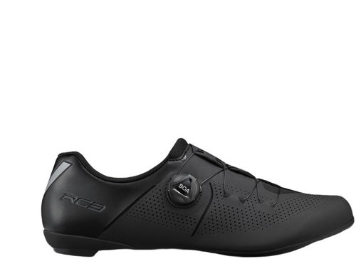 SHIMANO Road shoes SH-RC302, men' s, black, 47, wider - Spikes - Main image