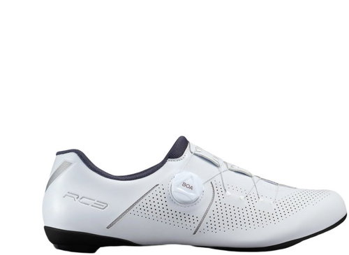 SHIMANO Road shoes SH-RC302, men' s, white, 47, wider - Spikes - Main image