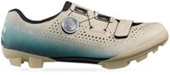 SHIMANO SH-RX600 Gravel Shoes, Men's, Beige/Blue, 44 - Spikes