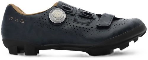 SHIMANO SH-RX600 Gravel Shoes, Women's, Black, 39 - Spikes - Main image