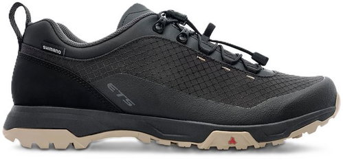 SHIMANO SH-ET501 Men's Touring Shoes, Black, 44 - Spikes - Main image