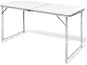 Camping Table Folding camping table with adjustable height, aluminium 120 x 60 cm - Kempingový stůl