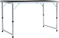 Folding camping table grey aluminium 120 x 60 cm - Camping Table