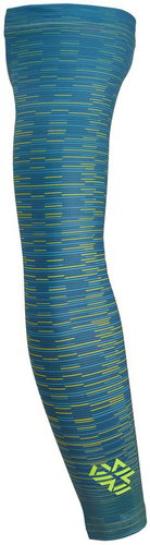 SILVINI Desio UA2048 ocean - lime, M - Cycling Arm Warmers - Main image