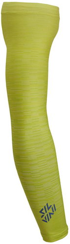SILVINI Desio UA2048 lime - blue, L - Cycling Arm Warmers - Main image