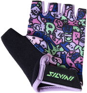 Silvini Dětské cyklistické rukavice CA2425 Locri blush-green 7-8 - Cycling Gloves