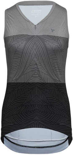 Silvini women' s tank top WD2034 Escolca black-charcoal - Cycling T-Shirt - Main image