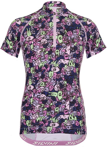 SILVINI Scrivia CD1434 blush - green 110 - 116 - Cycling Jersey - Main image
