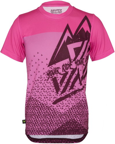 SILVINI Denni CD2283 plum - pink 146 - 152 - Cycling Jersey - Main image