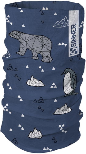 SINNER Bandana Winter Wonderland Blue - Neck Warmer - Main image