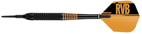 Target soft 19g Raymond van Barneveld darts, brass, RVB black - Darts - Main image