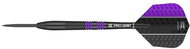 Darts TARGET steel VAPOR8 BLACK 21g purple 80% tungsten - Darts