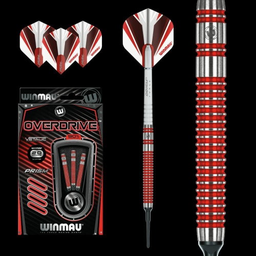 Winmau soft Overdrive darts 20g, 90% tungsten - Darts - Main image