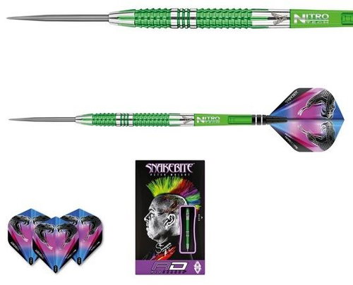 Steel darts RedDragon Peter Wright Snakebite Mamba2, 24g, 90% tungsten - Darts - Main image