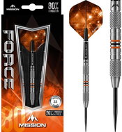 Darts Mission steel Force M26 23g, 80% tungsten - Darts