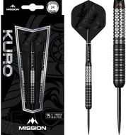 Darts Mission steel Kuro M1 24g, black, 95% tungsten - Darts