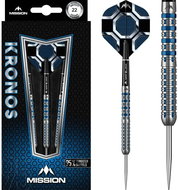 Darts Mission steel Kronos M2 22g, blue, 95% tungsten - Darts