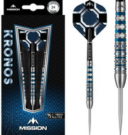 Darts Mission steel Kronos M3 24g, blue, 95% tungsten - Darts