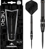 Darts Mission steel Nero M4 22g, black, 90% tungsten - Darts