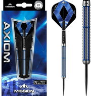 Darts Mission steel Axiom M2 22g, blue, 90% tungsten - Darts
