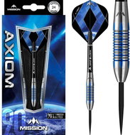Darts Mission steel Axiom M4 24g, blue, 90% tungsten - Darts