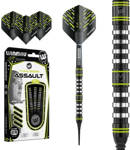 Darts Winmau soft Michael van Gerwen Assault 20g, 90% tungsten - Darts - Main image