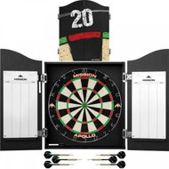 Complete Mission dart set, target, cabinet, darts - Darts