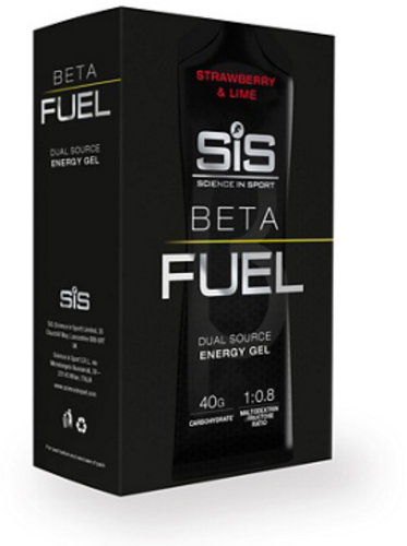 SIS Beta Fuel Gel Strawberry & Lime 6 × 60ml - Energy Gel - Main image