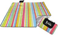 Picnic blanket 200×200 cm with ALU cover, stripes - pastel - Picnic Blanket