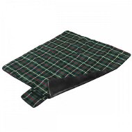 Pikniková deka 150×130 cm, károvaná-zelená - Pikniková deka