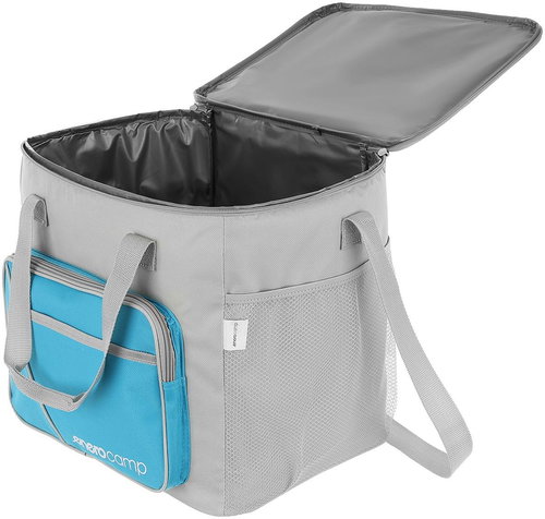 Enero Camp Thermal bag 36 × 25 × 33 cm, grey-blue - Thermal Bag - Main image