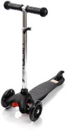 Three-wheeled scooter MTR MINI SCOOTER with glowing wheels, BLACK - Children's Scooter