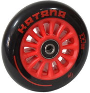 Náhradní kolečka do freestyle koloběžky - 100mm PU, červené, 2 ks - Kolečka na koloběžku