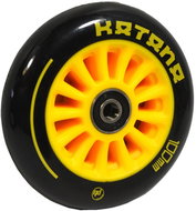 Náhradní kolečka do freestyle koloběžky - 100mm PU, žluté, 2 ks - Kolečka na koloběžku