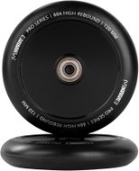 Náhradní kolečka na freestyle koloběžku 120mm, hliník, 2 ks, černé - Náhradní díl
