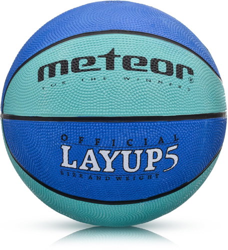 Meteor Layup vel. 5, modrý - Basketbalový míč - Hlavní obrázek