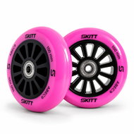Skitt Náhradní kolečka pro freestyle koloběžku, 100 mm růžové na Scout, Spike, Icon, 2 ks - Scooter Wheels
