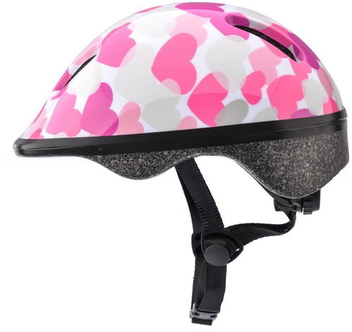 Children's helmet MTR, PINK HEARTS, sized 1.5 mm. S - Bike Helmet - Main image