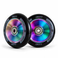 Skitt Náhradní freestyle kolečka 110 mm Full Alu Core Rainbow na Venom, 2 ks - Scooter Wheels