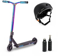 Skitt Freestyle set Spike, Rainbow bar s přilbou a pegy - Freestyle Scooter