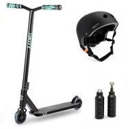 Skitt Freestyle set Icon, Black Mint s přilbou a pegy - Freestyle Scooter