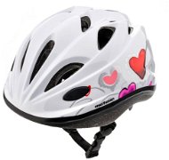 Cycling helmet MTR APPER, HEARTS, white, size 4.5 mm. M - Bike Helmet
