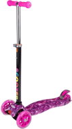 Three-wheeled scooter MAXI SCOOTER with glowing wheels, GALACTICA - Children's Scooter