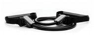 SKLZ Resistance Cable set Extra Heavy, fekete erősítő gumiszalag fogantyúval (extra erős) - Erősítő gumiszalag