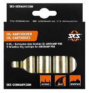 SKS bicycle CO2 bottle 16G CO2 BOMB 16G without thread (SET of 5) gold - Replacement Soda Charger