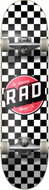 RAD Checkers 8" Checkers Black - Skateboard
