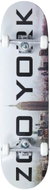 Zoo York Logo Block 8" Fog - Skateboard