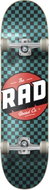 RAD Checkers Progressive Complete 7,25" black/turquoise - Skateboard