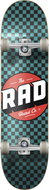 RAD Checkers Progressive Complete 8" black/turquoise - Skateboard